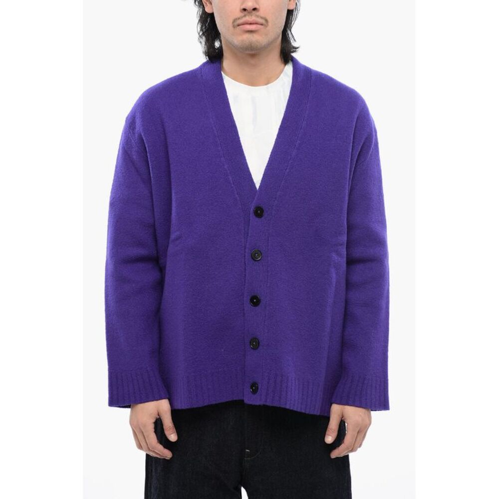 Boiled-Wool Cardigan